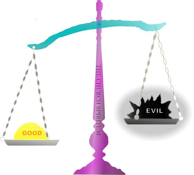 comparing the good and the evil.